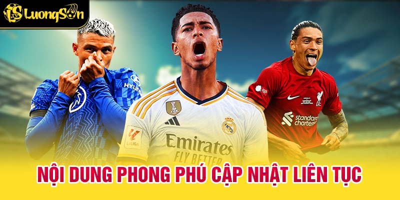 Nội dung phong phú và cập nhật liên tục